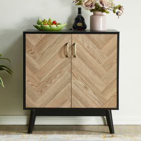 JaydenMax Modern Buffet Storage Cabinet, Sideboard Buffet Cabinet with Doors and Storage Shelves for Kitchen, Office, Dining Room, Living Room
