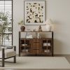 Living room shelves, with two storage rooms, storage box, modern kitchen utensils cabinet, self-service wooden storage cabinet, corridor dining room t