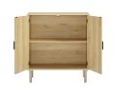 Kitchen storage cabinets with rattan decorative doors, buffets, wine cabinets, dining rooms, hallways, cabinet console tables, Natural, 31.5''W X 15.8