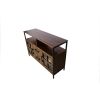 Living room shelves, with two storage rooms, storage box, modern kitchen utensils cabinet, self-service wooden storage cabinet, corridor dining room t