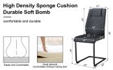 Artificial leather cushioned seats, dining chairs. Dining Room - Living Room Chair. Soft padded chair with metal legs, suitable for kitchen, living ro