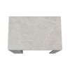 Jordan Concrete Gray and Ibiza Marble Counter Height Table Top Kitchen Island