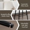 Elegant Lifestyle Modern Bar Stools,Velvet Upholstered Barstools with Back,Set of 2 Bar Chairs for Kitchen Living Room
