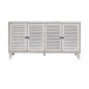 Accent Cabinet 4 Shutter Door Wooden Cabinet Sideboard Buffet Server Cabinet Storage Cabinet, for Living Room, Entryway, Hallway, Office, Kitchen and
