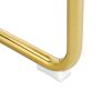 Modern dining chairs, restaurant chairs, and gold legged upholstered chairs made of artificial leather, suitable for kitchens, living rooms, bedrooms,
