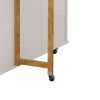 Kitchen Island Cart with 2 Door Cabinet and Three Drawers,43.31 Inch Width with Spice Rack,Towel Rack (White)