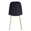 Dining Chairs Set of 4, Modern Mid-Century Style Dining Kitchen Room Upholstered Side Chairs,Accent Chairs spoon shaped with Soft Velvet Fabric Cover