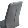 Modern dining chairs, restaurant chairs, and gold legged upholstered chairs made of artificial leather, suitable for kitchens, living rooms, bedrooms,