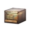 16.5L Stackable Storage Bin Plastic Drawer with Lid Closet Organizer Two Ways Opening Storage Box for Closet Kitchen Living Room Bedroom
