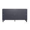 Accent Cabinet 4 Door Wooden Cabinet Sideboard Buffet Server Cabinet Storage Cabinet, for Living Room, Entryway, Hallway, Office, Kitchen and Dining R