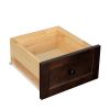 Solid Wood spray-painted drawer dresser bar,buffet tableware cabinet lockers buffet server console table lockers, retro round handle, applicable to th